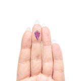 1.29ct 14.09x7.52x1.51mm Kite Portrait Cut Sapphire 27740-18 - Lelya - bespoke engagement and wedding rings made in Scotland, UK