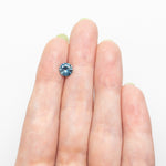 1.29ct 6.51x6.49x4.12mm Round Brilliant Sapphire 26524 - 17 - Lelya - bespoke engagement and wedding rings made in Scotland, UK