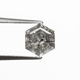 1.29ct 6.91x6.07x4.00mm Hexagon Step Cut 🇨🇦 27655 - 01 - Lelya - bespoke engagement and wedding rings made in Scotland, UK