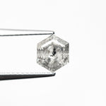 1.29ct 6.95x5.84x4.03mm Hexagon Step Cut 🇨🇦 26943 - 01 - Lelya - bespoke engagement and wedding rings made in Scotland, UK