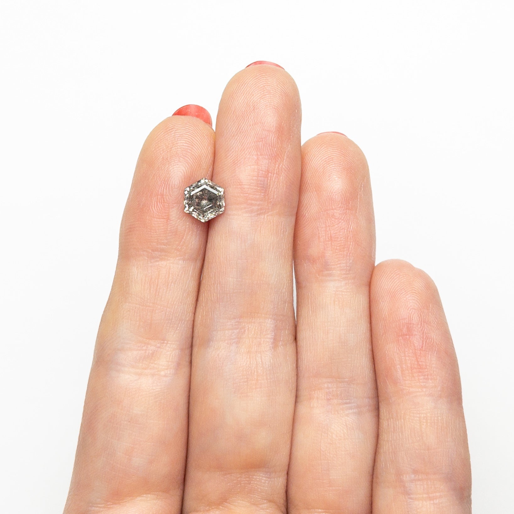 1.29ct 7.02x6.26x3.86mm Hexagon Step Cut 🇨🇦 26953 - 01 - Lelya - bespoke engagement and wedding rings made in Scotland, UK