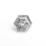 1.29ct 7.04x6.03x4.15mm Hexagon Step Cut 🇨🇦 27007 - 01 - Lelya - bespoke engagement and wedding rings made in Scotland, UK