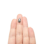 1.30ct 12.04x6.711.79mm Pear Rosecut Sapphire 22436 - 03 - Lelya - bespoke engagement and wedding rings made in Scotland, UK
