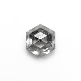 1.30ct 6.97x5.99x3.93mm Hexagon Rosecut 🇨🇦 27608 - 01 - Lelya - bespoke engagement and wedding rings made in Scotland, UK
