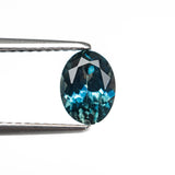 1.30ct 7.38x5.52x3.81mm Oval Brilliant Sapphire 28028-10 - Lelya - bespoke engagement and wedding rings made in Scotland, UK