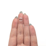 1.30ct 8.27x7.71x1.54mm GIA VS2 L Cut Corrner Rectangle Portrait Cut 28328-01 - Lelya - bespoke engagement and wedding rings made in Scotland, UK