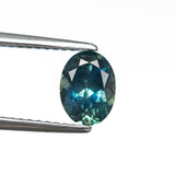 1.32ct 7.38x5.57x4.01mm Oval Brilliant Sapphire 28028-27 - Lelya - bespoke engagement and wedding rings made in Scotland, UK