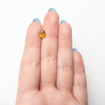 1.32ct 7.40x5.96x3.59mm Oval Brilliant Sapphire 28293-01 - Lelya - bespoke engagement and wedding rings made in Scotland, UK