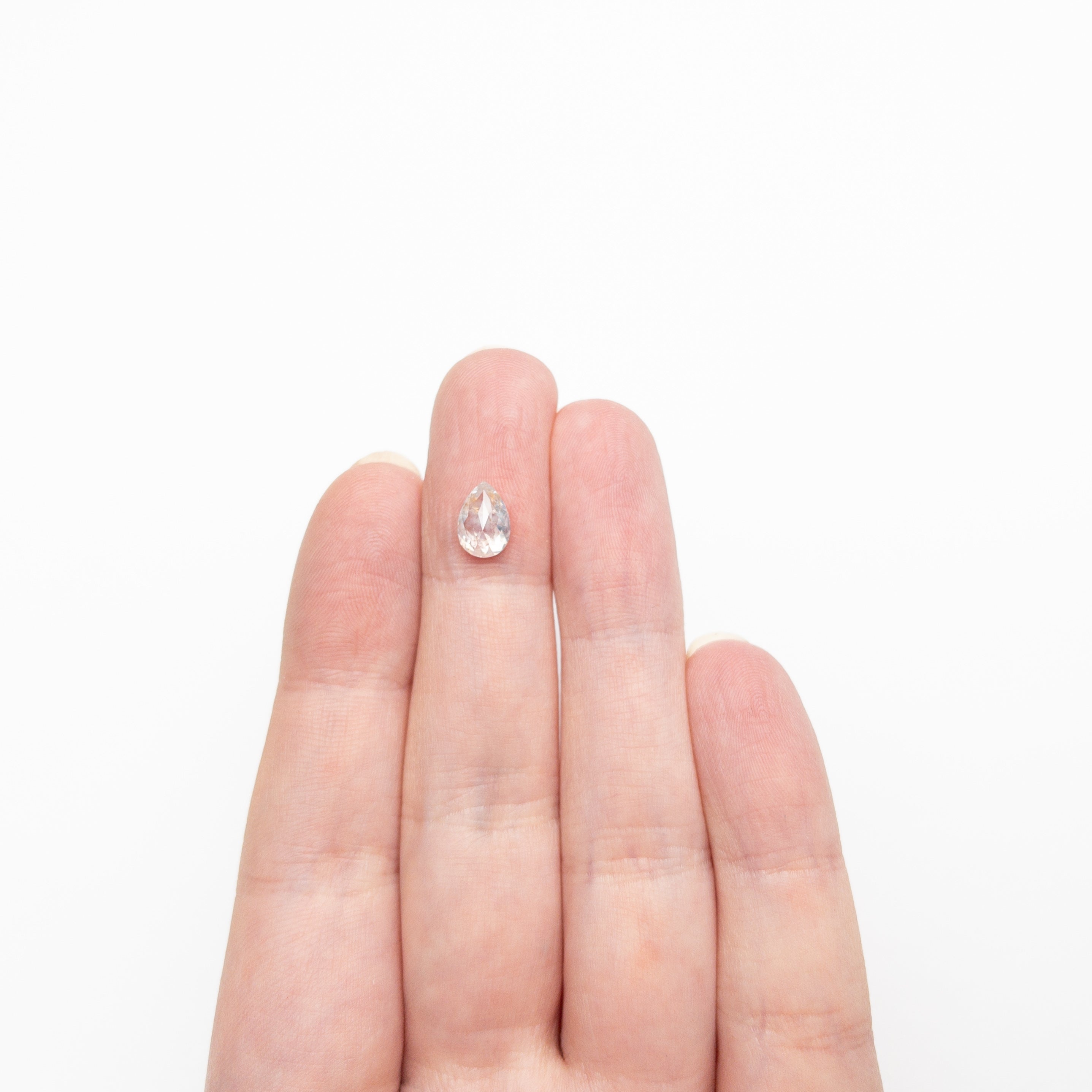 1.32ct 8.33x5.72x3.37mm Pear Rosecut 27536 - 49 - Lelya - bespoke engagement and wedding rings made in Scotland, UK