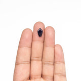 1.34ct 11.76x6.79x1.64mm Shield Portrait Cut Sapphire 27730-06 - Lelya - bespoke engagement and wedding rings made in Scotland, UK