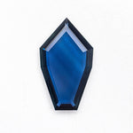 1.34ct 11.76x6.79x1.64mm Shield Portrait Cut Sapphire 27730-06 - Lelya - bespoke engagement and wedding rings made in Scotland, UK