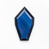 1.34ct 11.76x6.79x1.64mm Shield Portrait Cut Sapphire 27730-06 - Lelya - bespoke engagement and wedding rings made in Scotland, UK