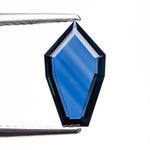 1.34ct 11.76x6.79x1.64mm Shield Portrait Cut Sapphire 27730-06 - Lelya - bespoke engagement and wedding rings made in Scotland, UK