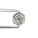 1.35ct 7.02x5.85x4.40mm Hexagon Step Cut 🇨🇦 27631 - 01 - Lelya - bespoke engagement and wedding rings made in Scotland, UK