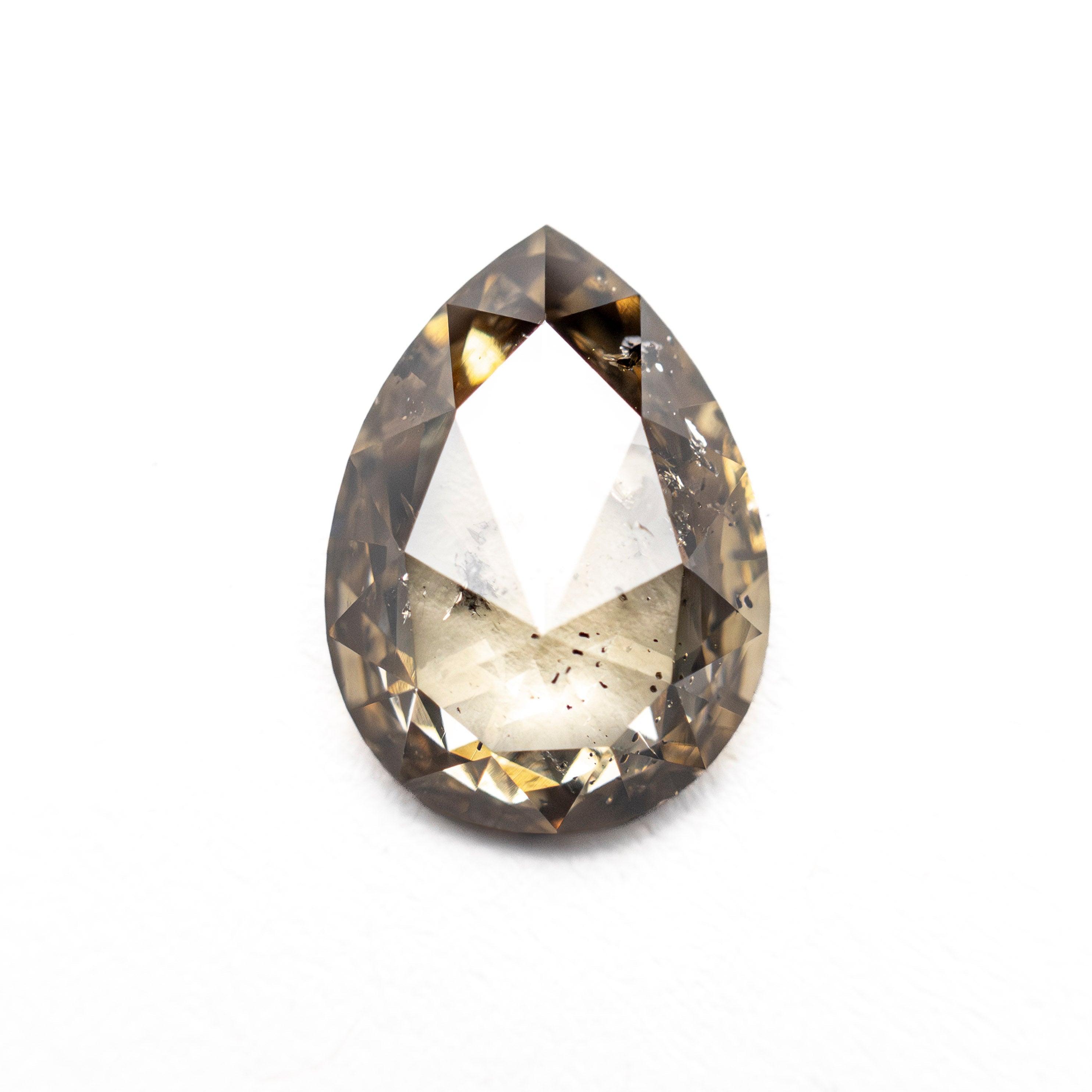 1.35ct 9.14x6.64x2.69mm Pear Rosecut 27537 - 03 - Lelya - bespoke engagement and wedding rings made in Scotland, UK