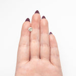1.37ct 6.85x6.81x4.18mm Round Brilliant Sapphire 26142-01 - Lelya - bespoke engagement and wedding rings made in Scotland, UK