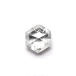 1.37ct 7.22x6.22x3.61mm Hexagon Rosecut 27536 - 41 - Lelya - bespoke engagement and wedding rings made in Scotland, UK