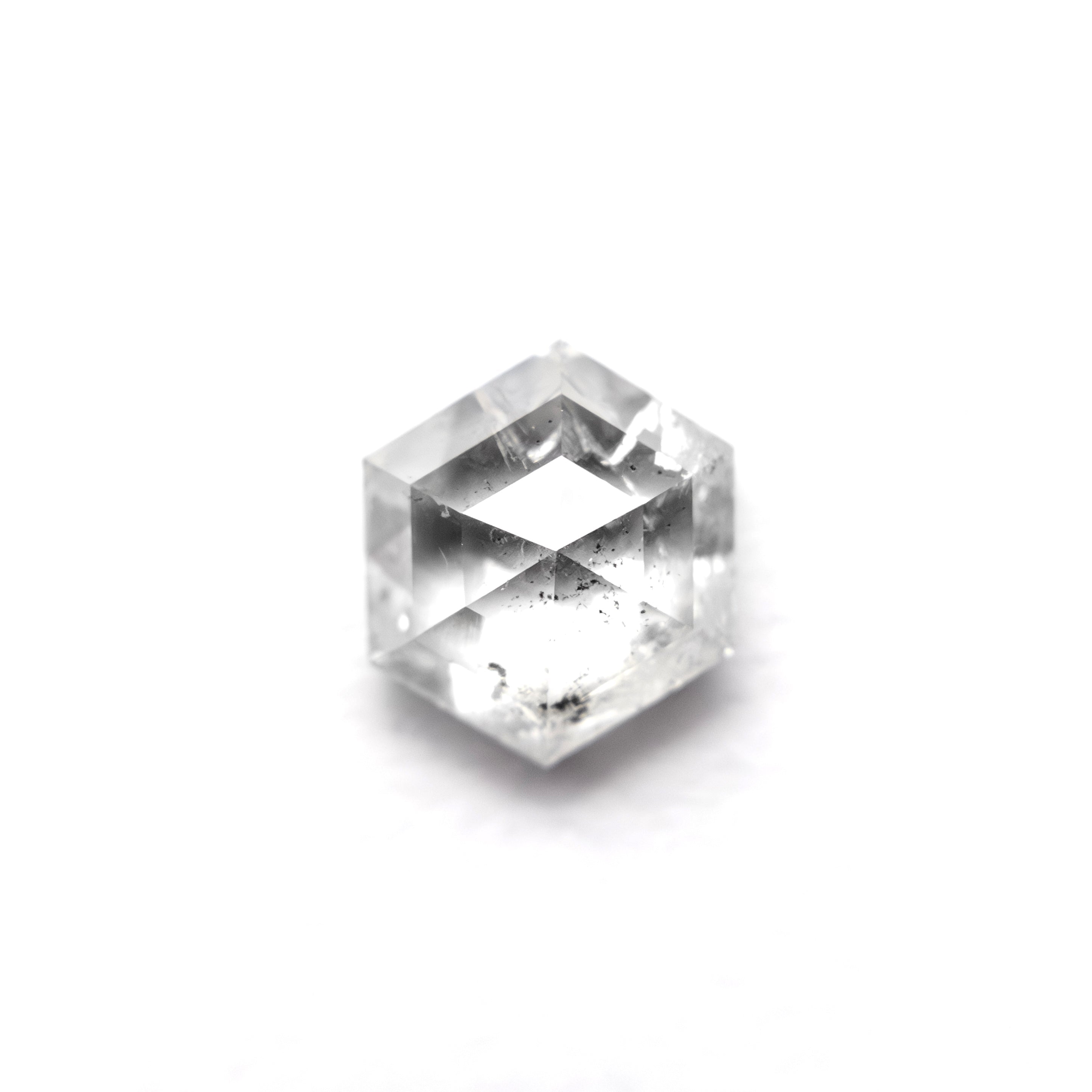 1.37ct 7.22x6.22x3.61mm Hexagon Rosecut 27536 - 41 - Lelya - bespoke engagement and wedding rings made in Scotland, UK