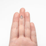 1.38ct 8.56x6.25x3.31mm Pear Rosecut 27536 - 05 - Lelya - bespoke engagement and wedding rings made in Scotland, UK