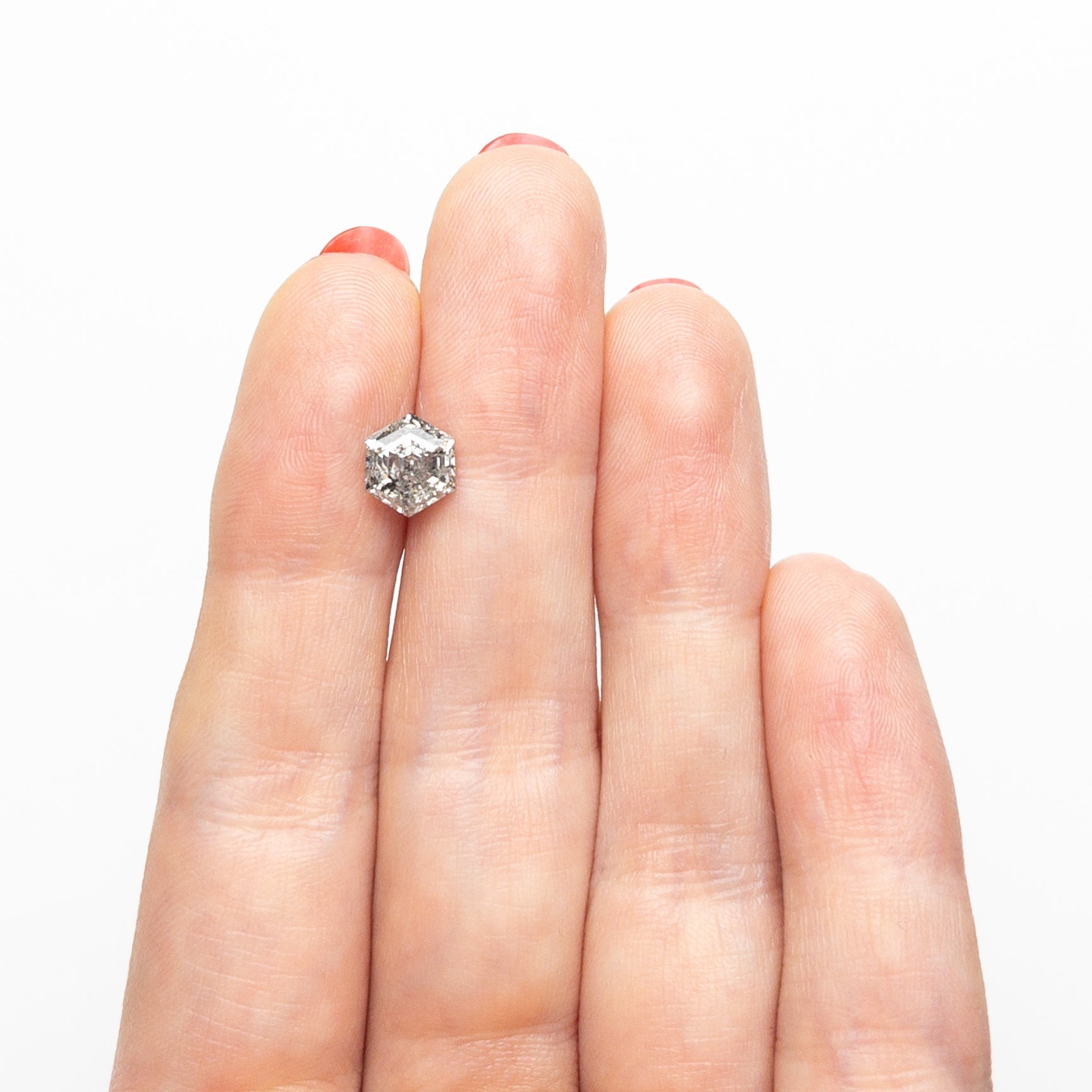1.39ct 7.30x6.46x4.35mm Hexagon Step Cut 🇨🇦 26934 - 01 - Lelya - bespoke engagement and wedding rings made in Scotland, UK