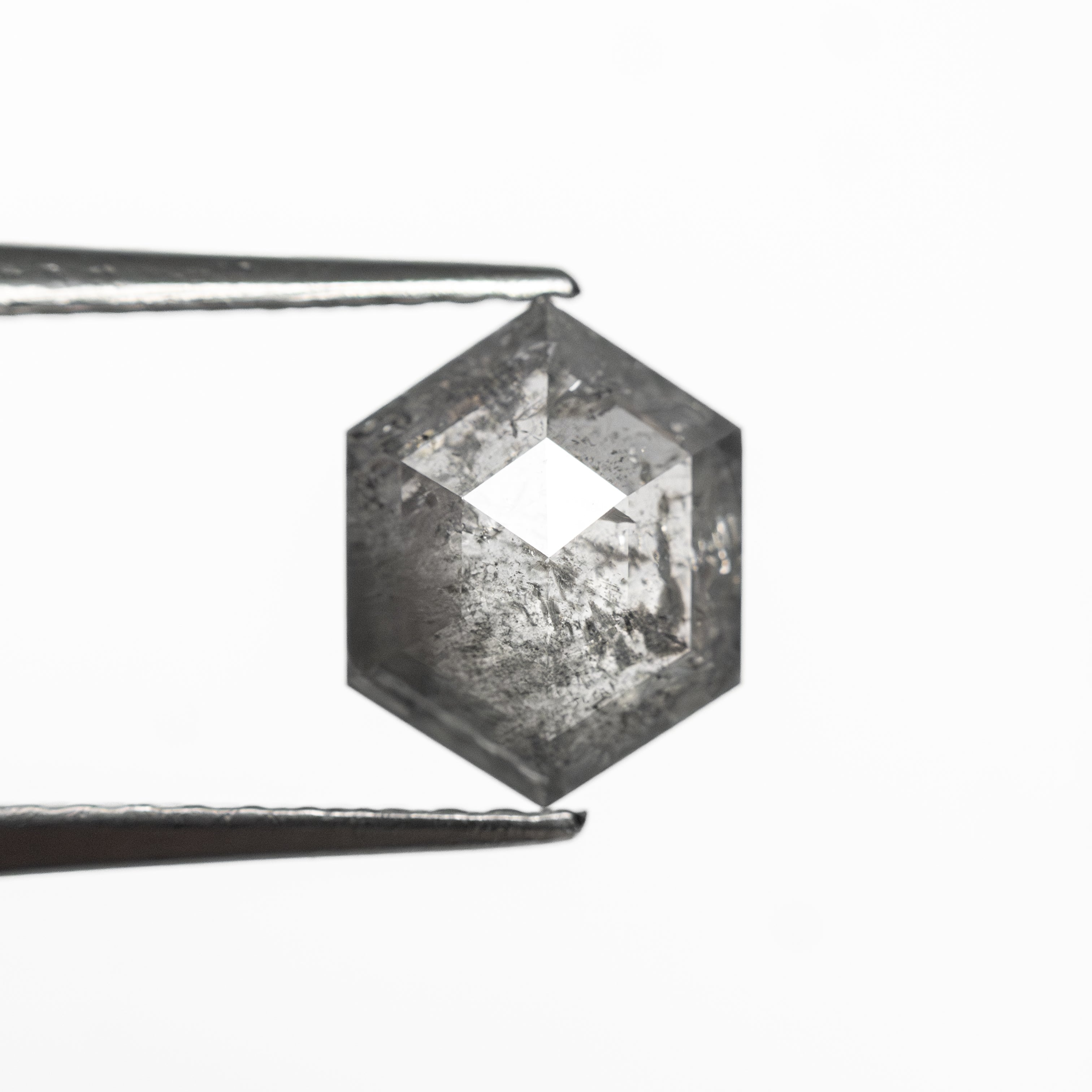 1.40ct 7.94x6.17x3.28mm Hexagon Rosecut 27539 - 29 - Lelya - bespoke engagement and wedding rings made in Scotland, UK