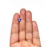 1.42ct 6.93x6.80x4.08mm Round Brilliant Sapphire 28277-01 - Lelya - bespoke engagement and wedding rings made in Scotland, UK