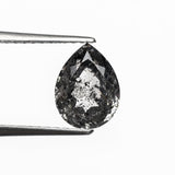 1.42ct 8.20x6.16x3.72mm Pear Double Cut 27225-30 - Lelya - bespoke engagement and wedding rings made in Scotland, UK