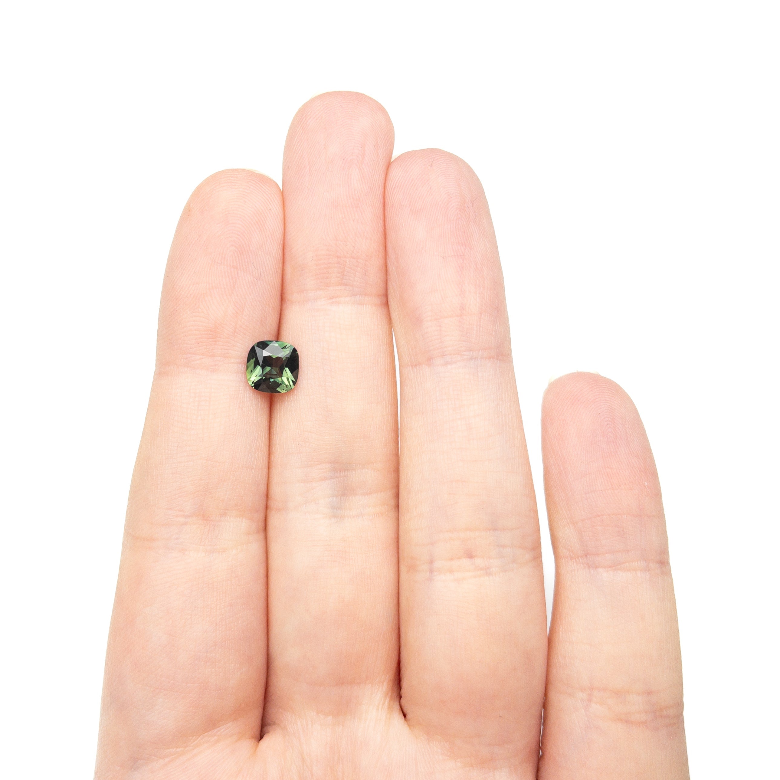 1.43ct 6.51x6.50x4.02mm Cushion Brilliant Sapphire 27152 - 01 - Lelya - bespoke engagement and wedding rings made in Scotland, UK