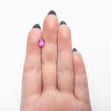 1.46ct 8.53x6.31x3.45mm Pear Brilliant Sapphire 27956 - 26 - Lelya - bespoke engagement and wedding rings made in Scotland, UK