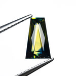 1.46ct 9.30x5.64x2.89mm Trapezoid Brilliant Sapphire 27766-05 - Lelya - bespoke engagement and wedding rings made in Scotland, UK