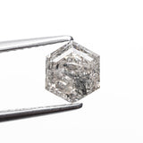 1.47ct 7.20x6.21x4.24mm Hexagon Step Cut 🇨🇦 27006 - 01 - Lelya - bespoke engagement and wedding rings made in Scotland, UK