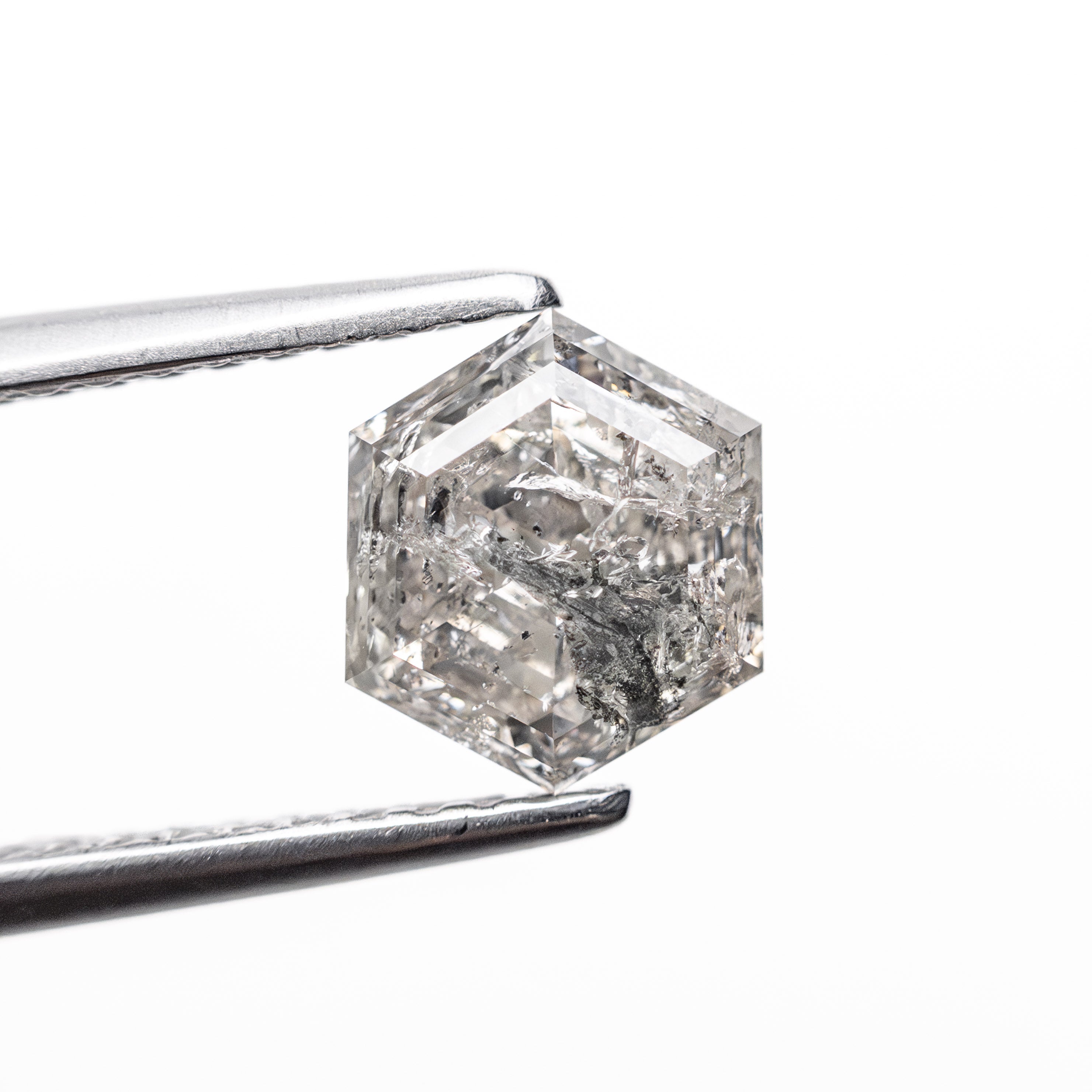 1.47ct 7.20x6.21x4.24mm Hexagon Step Cut 🇨🇦 27006 - 01 - Lelya - bespoke engagement and wedding rings made in Scotland, UK