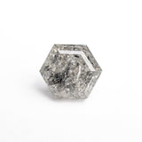 1.47ct 7.20x6.21x4.24mm Hexagon Step Cut 🇨🇦 27006 - 01 - Lelya - bespoke engagement and wedding rings made in Scotland, UK