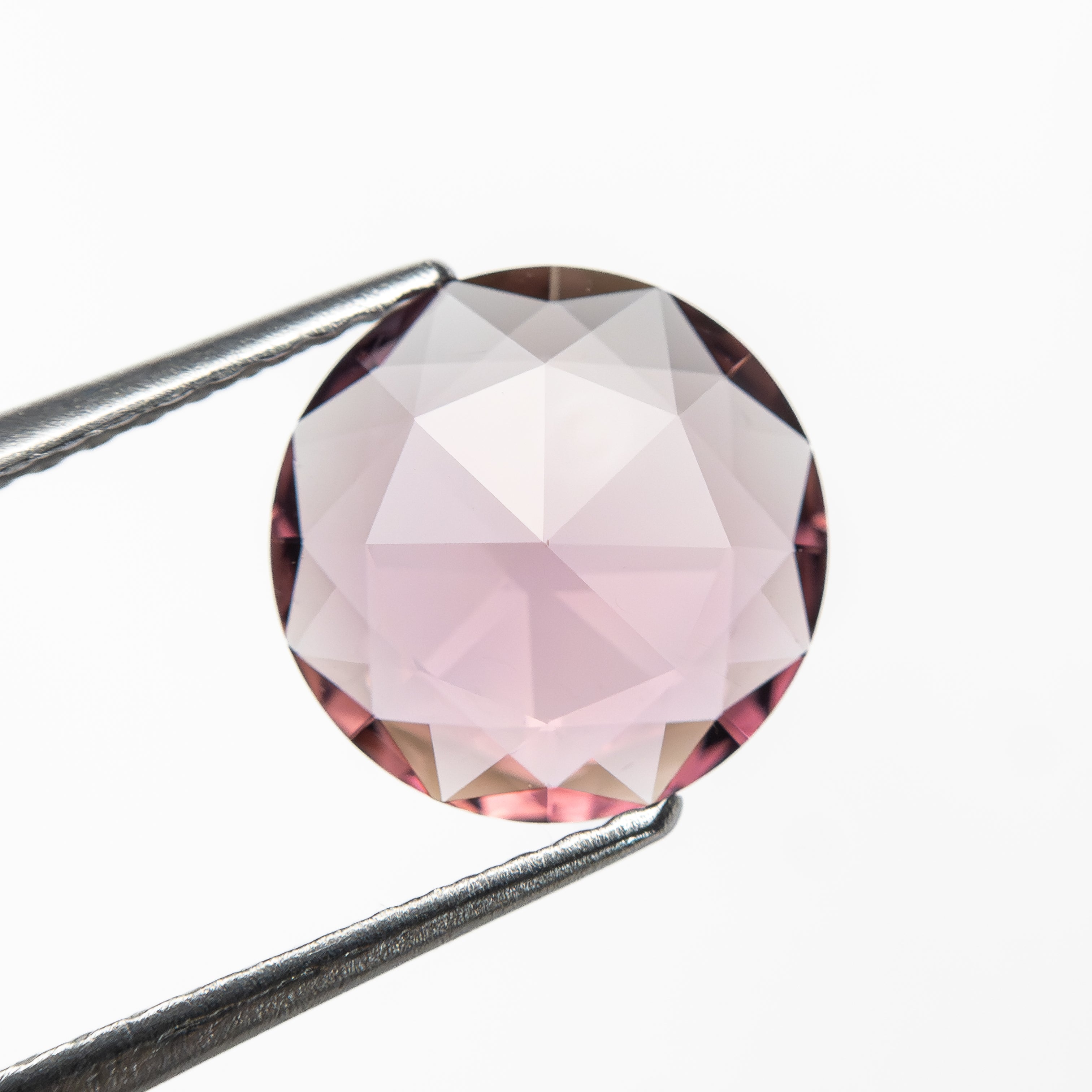 1.48ct 8.52x8.50x2.33mm Round Rosecut Sapphire 27744-02 - Lelya - bespoke engagement and wedding rings made in Scotland, UK