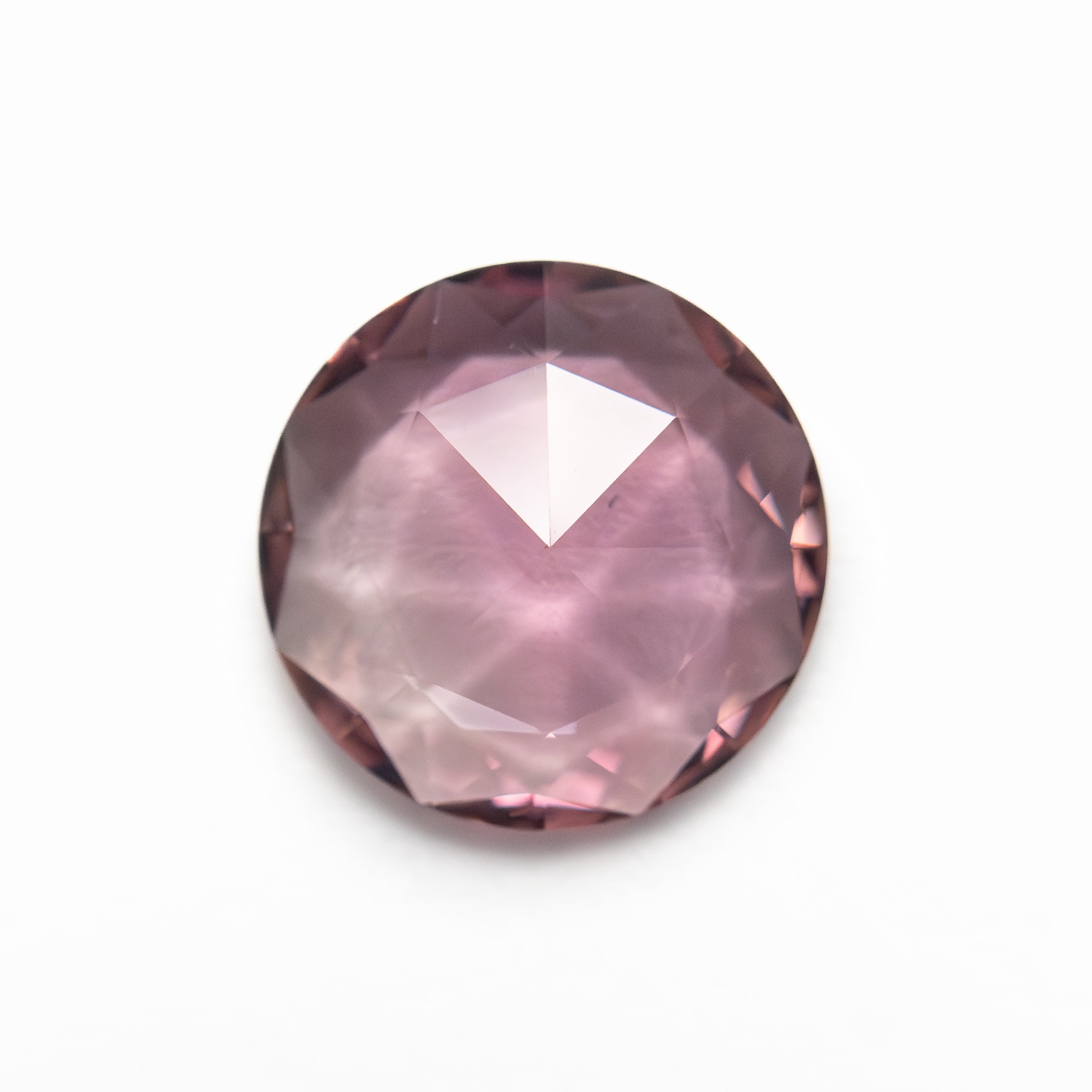 1.48ct 8.52x8.50x2.33mm Round Rosecut Sapphire 27744-02 - Lelya - bespoke engagement and wedding rings made in Scotland, UK
