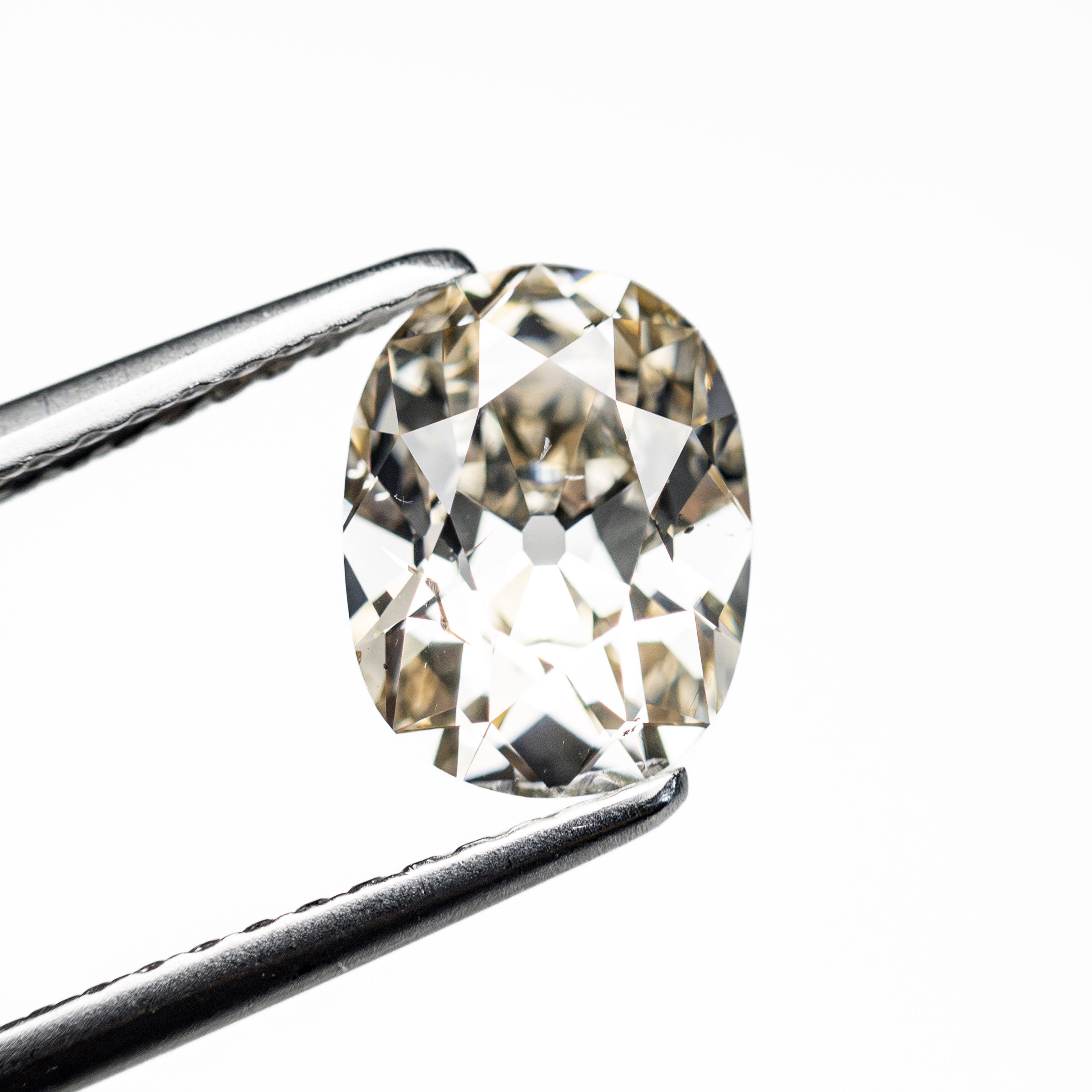 1.50ct 8.20x6.20x4.00mm SI2 O-P Modern Antique Old Mine Cut 🇨🇦 27949-01 - Lelya - bespoke engagement and wedding rings made in Scotland, UK