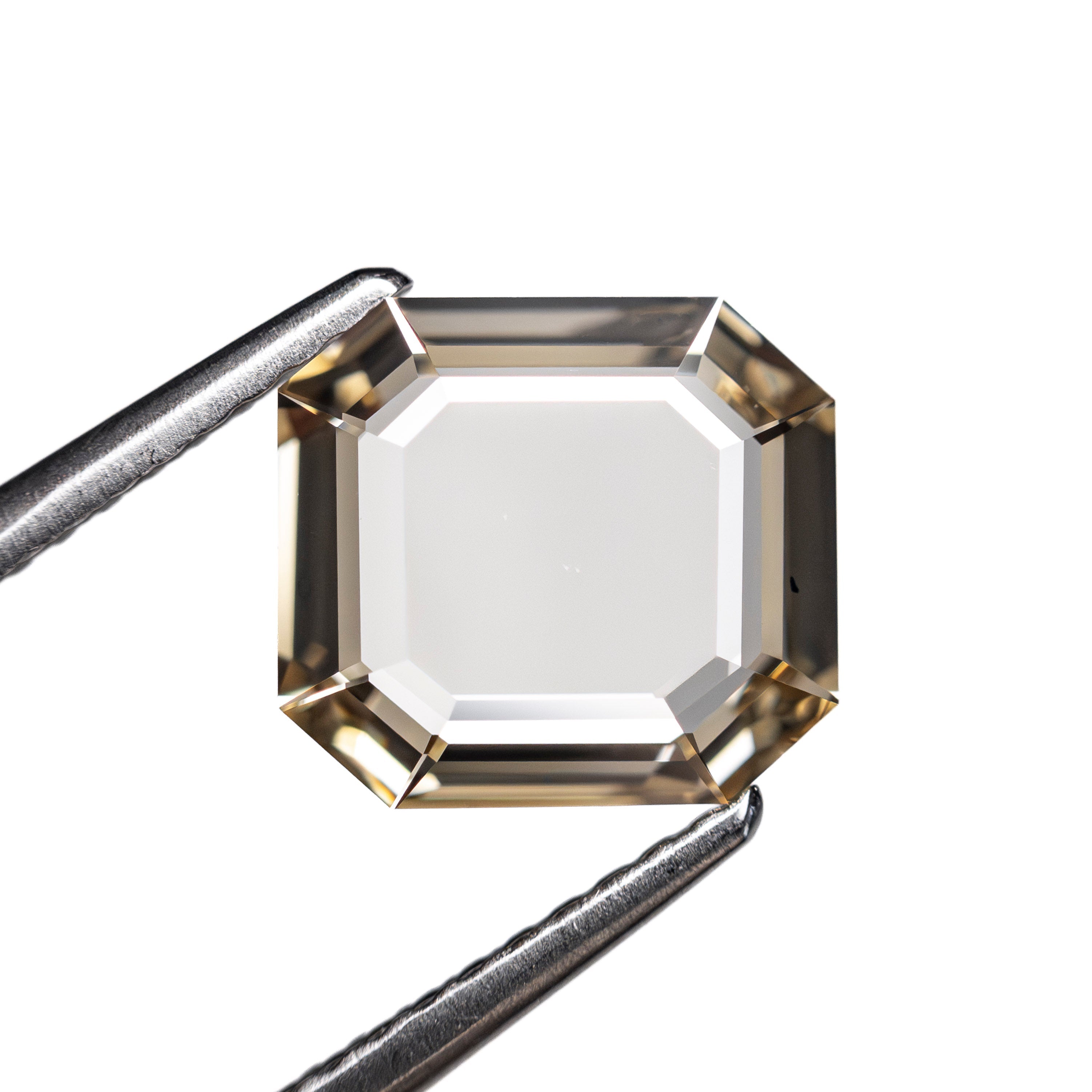 1.50ct 8.58x7.77x1.91mm GIA VS1 Fancy Yellow-Brown Cut Corner Rectangle Portrait Cut 28017-01 - Lelya - bespoke engagement and wedding rings made in Scotland, UK