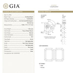 1.50ct 8.58x7.77x1.91mm GIA VS1 Fancy Yellow-Brown Cut Corner Rectangle Portrait Cut 28017-01 - Lelya - bespoke engagement and wedding rings made in Scotland, UK
