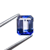 1.51ct 6.78x5.65x3.60mm Cut Corner Rectangle Step Cut Sapphire 28272-01 - Lelya - bespoke engagement and wedding rings made in Scotland, UK