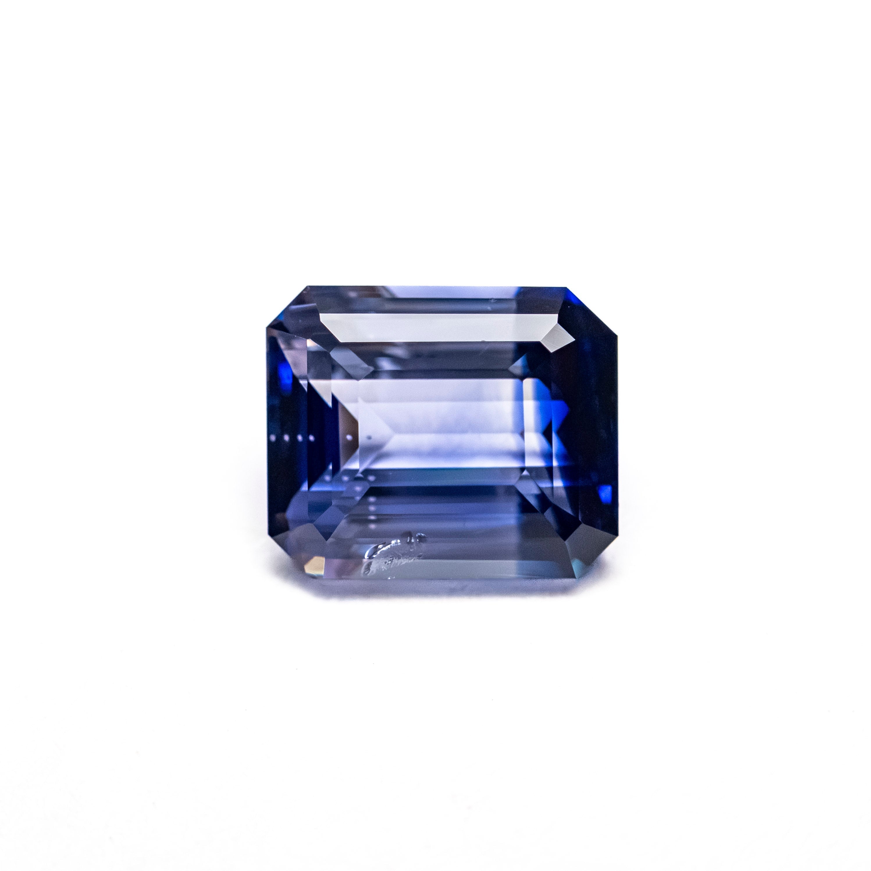 1.51ct 6.78x5.65x3.60mm Cut Corner Rectangle Step Cut Sapphire 28272-01 - Lelya - bespoke engagement and wedding rings made in Scotland, UK