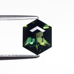 1.51ct 8.20x6.58x3.95mm Hexagon Step Cut Sapphire 26344 - 02 - Lelya - bespoke engagement and wedding rings made in Scotland, UK