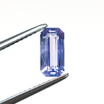 1.51ct 8.36x4.13x3.67mm Cut Corner Rectangle Step Cut Sapphire 28259-01 - Lelya - bespoke engagement and wedding rings made in Scotland, UK