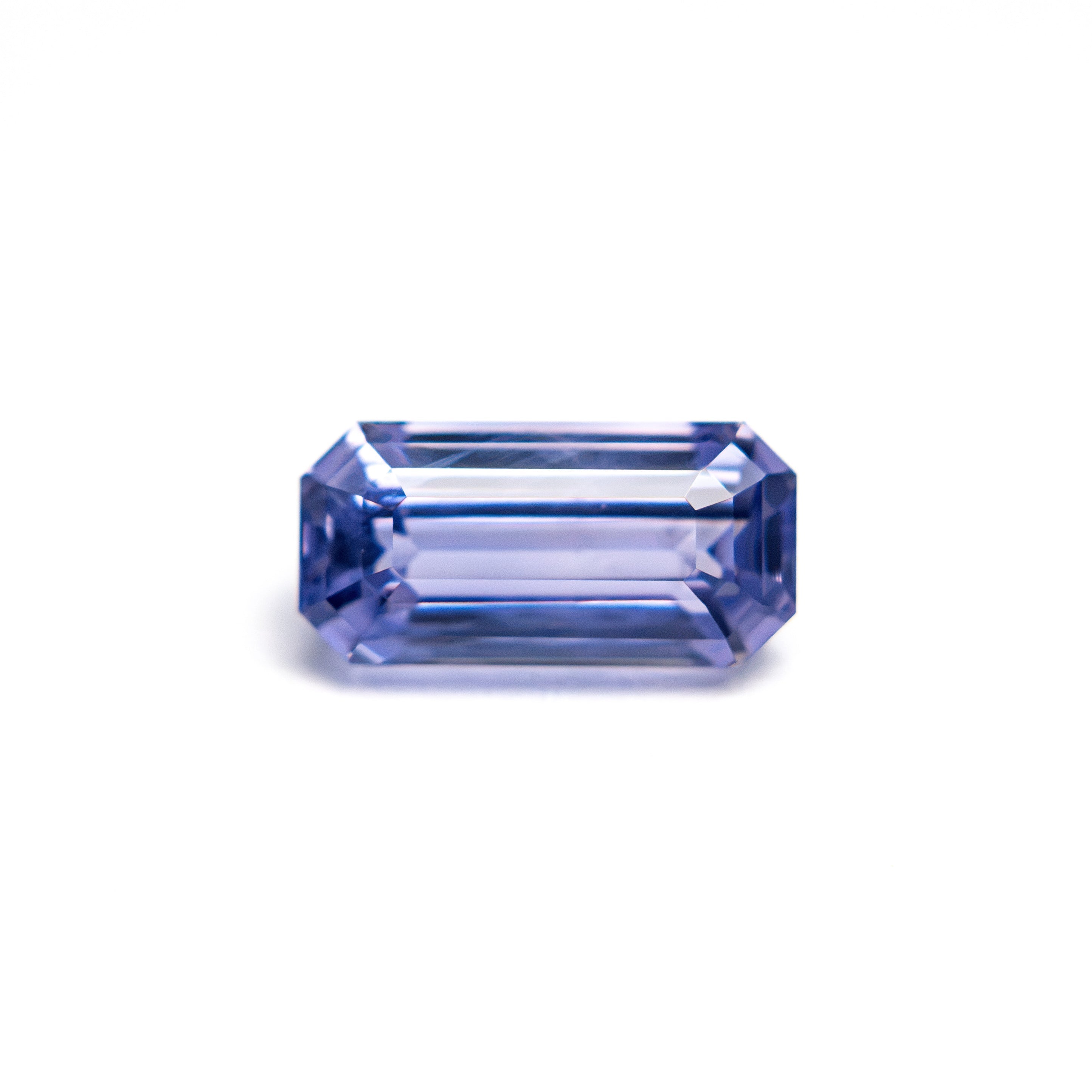 1.51ct 8.36x4.13x3.67mm Cut Corner Rectangle Step Cut Sapphire 28259-01 - Lelya - bespoke engagement and wedding rings made in Scotland, UK