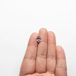 1.51ct 9.05x6.42x3.93mm SI2 Fancy Grey Oval Brilliant 22828 - 01 - Lelya - bespoke engagement and wedding rings made in Scotland, UK