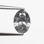 1.51ct 9.05x6.42x3.93mm SI2 Fancy Grey Oval Brilliant 22828 - 01 - Lelya - bespoke engagement and wedding rings made in Scotland, UK