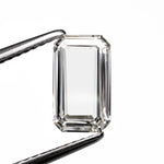 1.52ct 9.45x5.56x2.36mm SI1 G Cut Corner Rectangle Portrait Cut 27780-01 - Lelya - bespoke engagement and wedding rings made in Scotland, UK