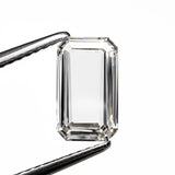 1.52ct 9.45x5.56x2.36mm SI1 G Cut Corner Rectangle Portrait Cut 27780-01 - Lelya - bespoke engagement and wedding rings made in Scotland, UK