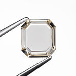 1.54ct 8.53x7.68x1.97mm GIA VVS1 L Cut Corner Rectangle Portrait Cut 28016-01 - Lelya - bespoke engagement and wedding rings made in Scotland, UK