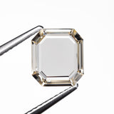 1.54ct 8.53x7.68x1.97mm GIA VVS1 L Cut Corner Rectangle Portrait Cut 28016-01 - Lelya - bespoke engagement and wedding rings made in Scotland, UK
