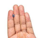 1.55ct 6.86x5.66x3.81mm Cut Corner Rectangle Step Cut Sapphire 28266-01 - Lelya - bespoke engagement and wedding rings made in Scotland, UK